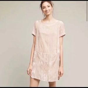 Anthropologie Floreat Velvet Tunic Dress